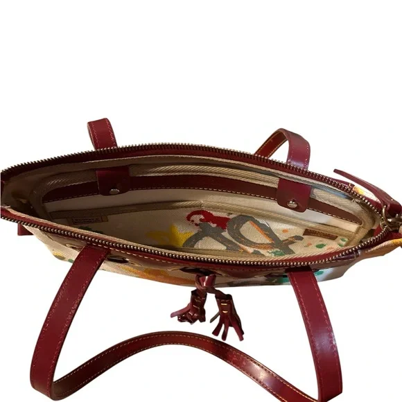 Dooney & Bourke Paint Splatter Purse - Picture 8 of 8